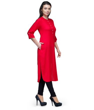 CnM_Tasveer_3087_37_KURTI_RED