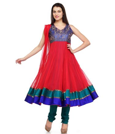 Aujjessa_Tasveer_Anarkali_Blue_Red