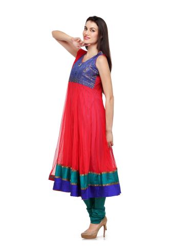 Aujjessa_Tasveer_Anarkali_Blue_Red