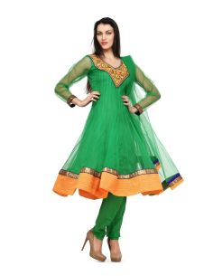 Aujjessa_Tasveer_Anarkali_Green_Orange 2