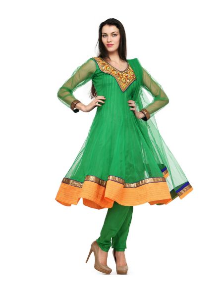 Aujjessa_Tasveer_Anarkali_Green_Orange
