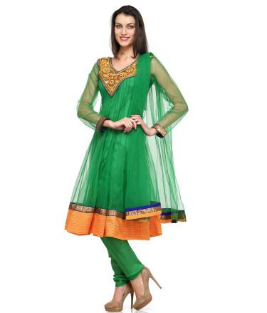 Aujjessa_Tasveer_Anarkali_Green_Orange