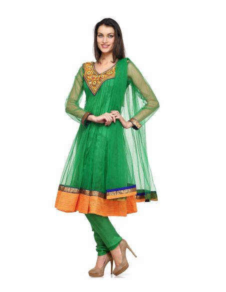 Aujjessa_Tasveer_Anarkali_Green_Orange