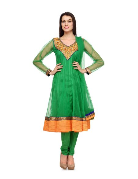 Aujjessa_Tasveer_Anarkali_Green_Orange