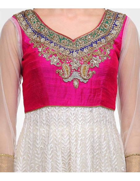 Aujjessa_Tasveer_Kurti_White_Red