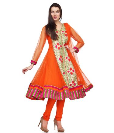 Aujjessa_Tasveer_Anarkali_Orange_Green