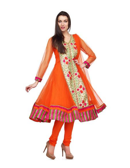 Aujjessa_Tasveer_Anarkali_Orange_Green