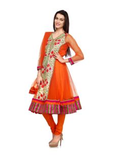 Aujjessa_Tasveer_Anarkali_Orange_Green 2