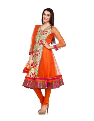 Aujjessa_Tasveer_Anarkali_Orange_Green