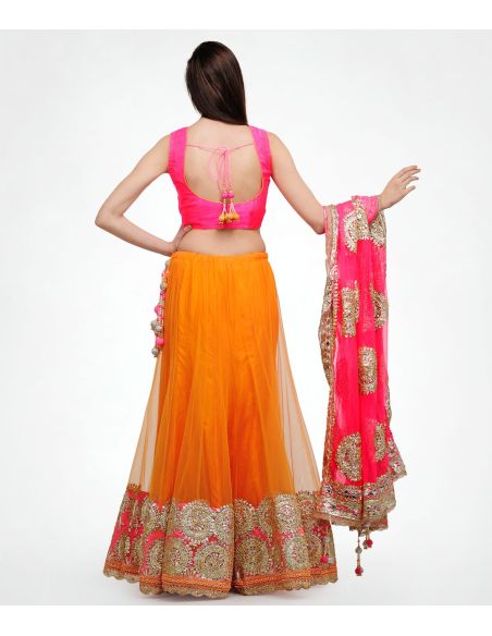 Shakumbhari Tasveer_Lehenga_Orange