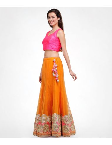 Shakumbhari Tasveer_Lehenga_Orange
