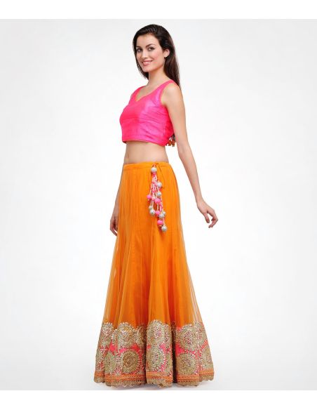 Shakumbhari Tasveer_Lehenga_Orange