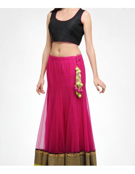 Shakumbhari_Tasveer_Lehenga_Red_Green