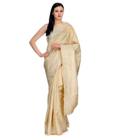 Tasveer Saree_CreamWhite 