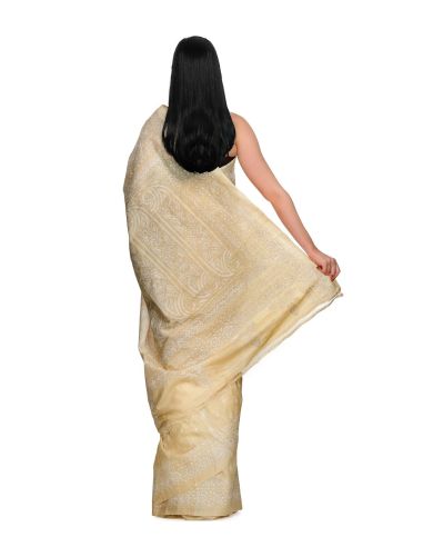 Tasveer Saree_CreamWhite 