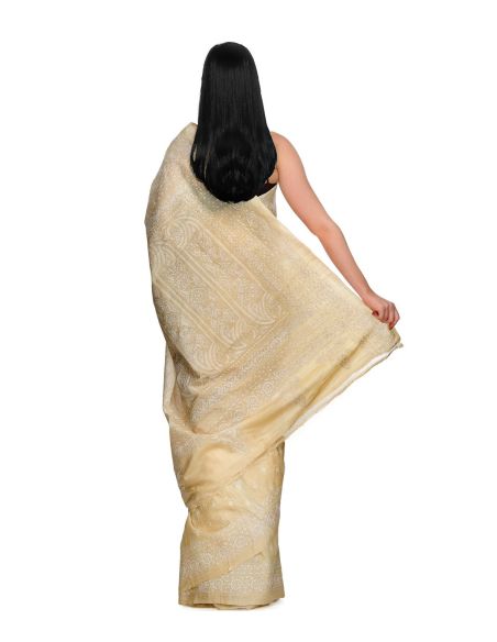 Tasveer Saree_CreamWhite 
