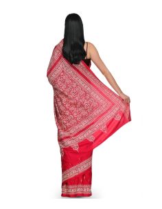 Tasveer Saree_RedWhite 2