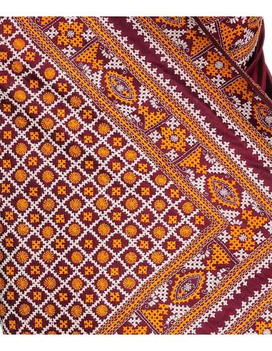 Tasveer Saree_MaroonPrntd02 