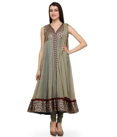 Aujjessa Tasveer_Anarkali_Golden_Work 