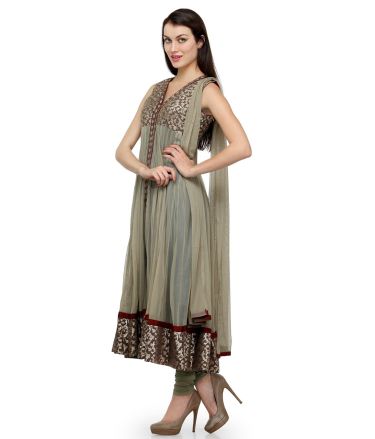 Aujjessa Tasveer_Anarkali_Golden_Work 