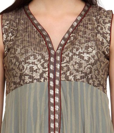 Aujjessa Tasveer_Anarkali_Golden_Work 