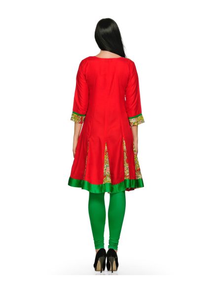 Aujjessa_Tasveer_Kurti_Red