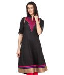 Aujjessa_Tasveer_Kurti_Black_Pink