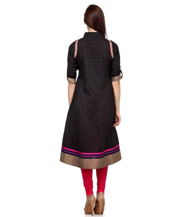 Aujjessa_Tasveer_Kurti_Black_Pink
