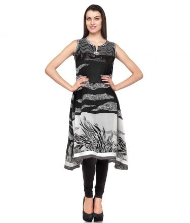 Aujjessa_Tasveer_Kurti_Black_White 