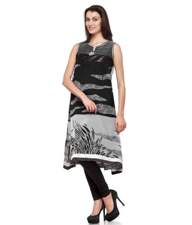 Aujjessa_Tasveer_Kurti_Black_White 
