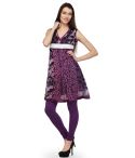 Aujjessa_Tasveer_Kurti_Purple_White