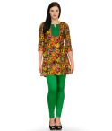 Aujjessa_Tasveer_Kurti_Green_Orange 