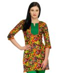 Aujjessa_Tasveer_Kurti_Green_Orange 