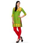 Aujjessa_Tasveer_Kurti_Yellow_Green 