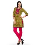 Aujjessa_Tasveer_Kurti_Yellow_Pink 