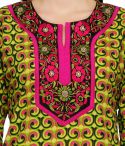 Aujjessa_Tasveer_Kurti_Yellow_Pink 