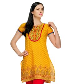 Aujjessa_Tasveer_Kurti_Yellow_Red02 2
