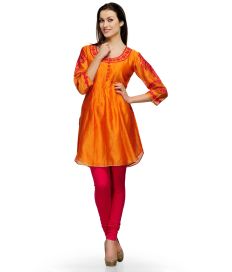 Fuchsia Design_Tasveer_586_23 KURTI_ ORANGE 2