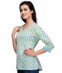 Fuchsia Design_Tasveer_586_19 KURTI_CREEM_GREEN