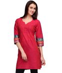 Fuchsia Design_Tasveer_586_06 KURTI_MAROON